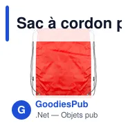 Sac à cordon personnalisable avec logo - Ashton - Miniature 12