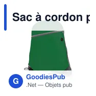 Sac à cordon personnalisable avec logo - Ashton - Miniature 4