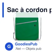 Sac à cordon personnalisable avec logo - Ashton - Miniature 5