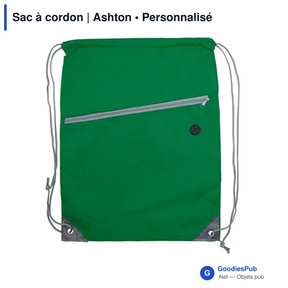 Sac à cordon personnalisable avec logo - Ashton - Image 5