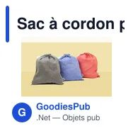 Sac à cordon personnalisable B'RIGHT avec logo | Jose - Miniature 2