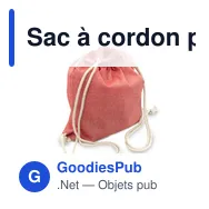 Sac à cordon personnalisable B'RIGHT avec logo | Jose - Miniature 3