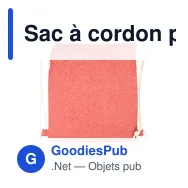 Sac à cordon personnalisable B'RIGHT avec logo | Jose - Miniature 4