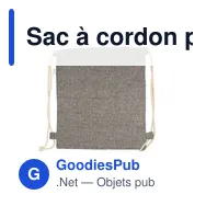Sac à cordon personnalisable B'RIGHT avec logo | Jose - Miniature 9