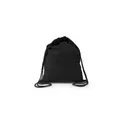 Variante noir - Sac à cordon personnalisable B'RIGHT avec logo | Sarolyn
