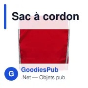 Sac à cordon personnalisable en polyester - Logo bien visible - Miniature 5