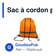 Sac à cordon personnalisable avec logo - Clay - Miniature 11