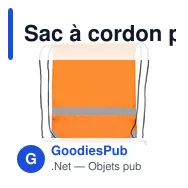 Sac à cordon personnalisable avec logo - Clay - Miniature 12
