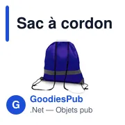 Sac à cordon personnalisable avec logo - Clay - Miniature 5