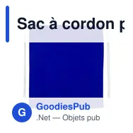 Sac à cordon personnalisable en coton avec logo - Gerald - Miniature 12