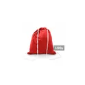 Variante rouge - Sac à cordon personnalisable en coton avec logo - Gerald