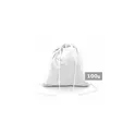 Variante blanc - Sac à cordon personnalisable en coton avec logo - Gerald