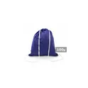 Variante bleu marine - Sac à cordon personnalisable en coton avec logo - Gerald