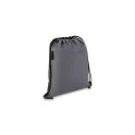 Variante Gris - Sac à cordon personnalisable en R-PET 600D enduit PU avec logo - 33 x 42 cm