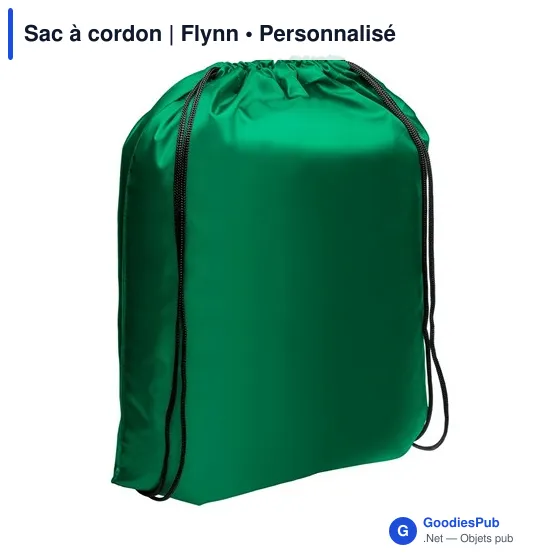 Sac à cordon personnalisable Flynn avec logo pour vos événements - Image 7