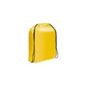 Variante jaune - Sac à cordon personnalisable Flynn avec logo pour vos événements
