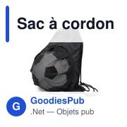 Sac à cordon personnalisable pour ballon avec logo | Varno - Miniature 1