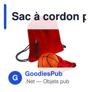 Sac à cordon personnalisable avec logo - Salim - Miniature 3