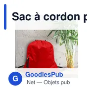 Sac à cordon personnalisable avec logo - Salim - Miniature 6