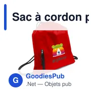 Sac à cordon personnalisable avec logo - Salim - Miniature 8