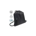 Variante noir - Sac à cordon personnalisable avec logo - Salim