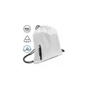 Variante blanc - Sac à cordon personnalisable avec logo - Salim