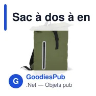 Sac à dos à enroulement personnalisable R-PET 600D enduit PU 20 L avec logo - Miniature 4