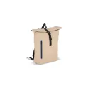 Variante Ecru - Sac à dos à enroulement personnalisable R-PET 600D enduit PU 20 L avec logo
