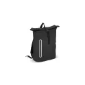 Variante Noir - Sac à dos à enroulement personnalisable R-PET 600D enduit PU 20 L avec logo