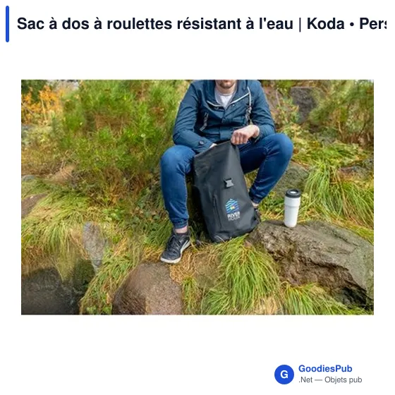 Sac à dos à roulettes résistant à l'eau | Koda - Image 2