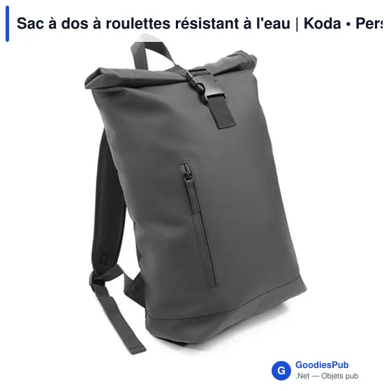 Sac à dos à roulettes résistant à l'eau | Koda - Image 3
