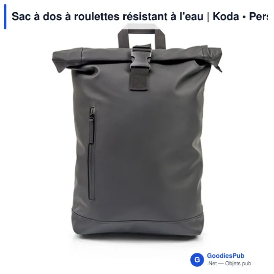 Sac à dos à roulettes résistant à l'eau | Koda - Image 4