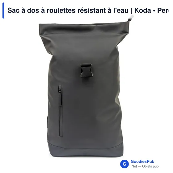 Sac à dos à roulettes résistant à l'eau | Koda - Image 5