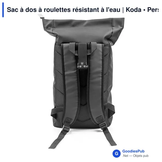 Sac à dos à roulettes résistant à l'eau | Koda - Image 7