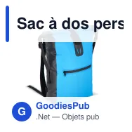 Sac à dos personnalisable 20 L résistant aux éclaboussures IPX4 avec logo - Adventure - Miniature 4