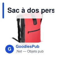 Sac à dos personnalisable 20 L résistant aux éclaboussures IPX4 avec logo - Adventure - Miniature 6