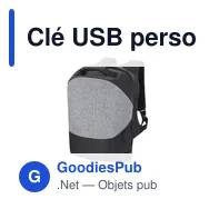 Clé USB personnalisable avec logo pour entreprises - Miniature 1