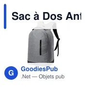 Sac à Dos Antivol Bulman - Miniature 3