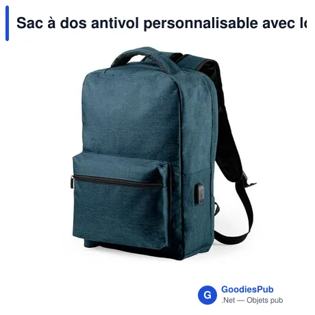Sac à dos antivol personnalisable avec logo - Komplete