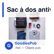 Sac à dos antivol personnalisable avec logo - Komplete - Miniature 8