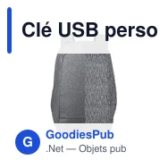 Clé USB personnalisable avec logo pour entreprises - Miniature 2