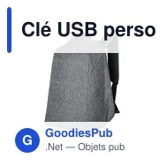 Clé USB personnalisable avec logo pour entreprises - Miniature 3