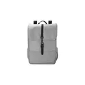 Variante gris clair - Sac à dos personnalisable en polyester rPET avec logo - Modèle Lyric
