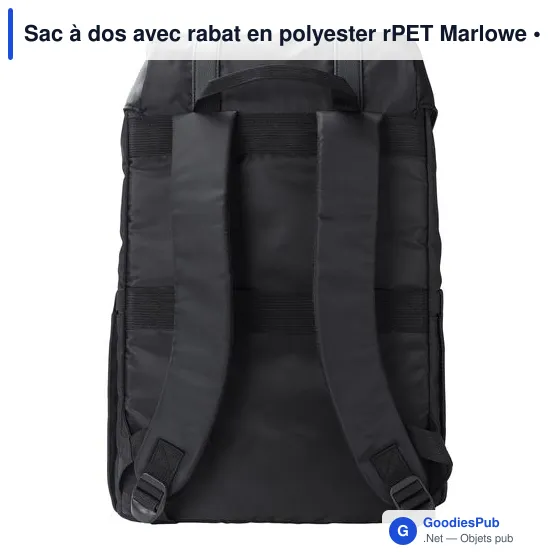 Sac à dos personnalisable Marlowe avec logo pour ordinateur - Image 2