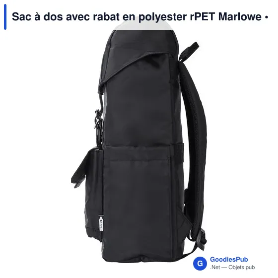 Sac à dos personnalisable Marlowe avec logo pour ordinateur - Image 3