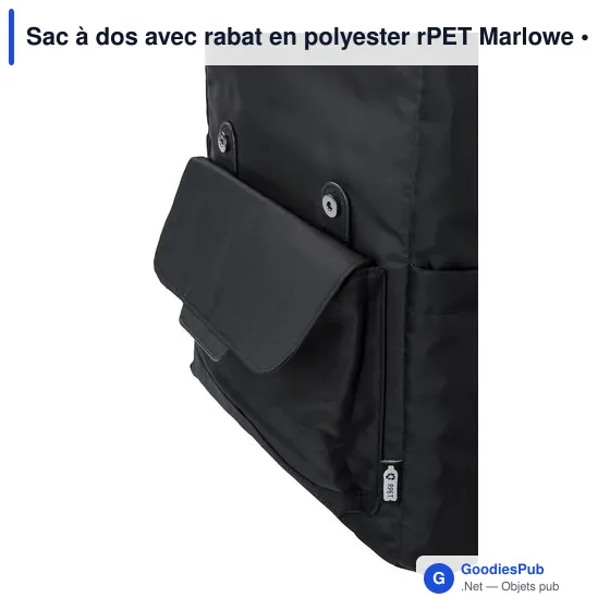 Sac à dos personnalisable Marlowe avec logo pour ordinateur - Image 4