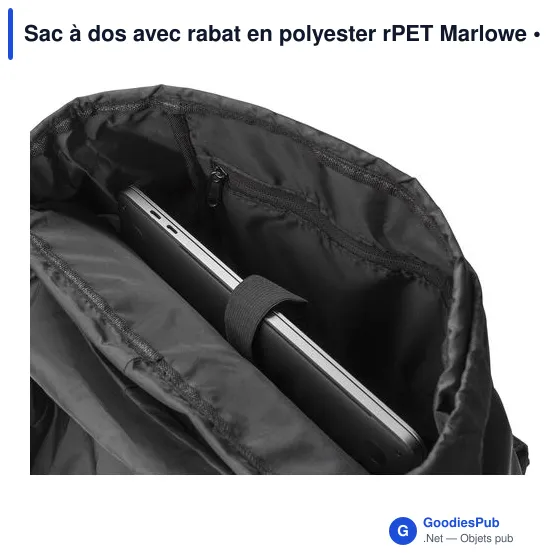 Sac à dos personnalisable Marlowe avec logo pour ordinateur - Image 5
