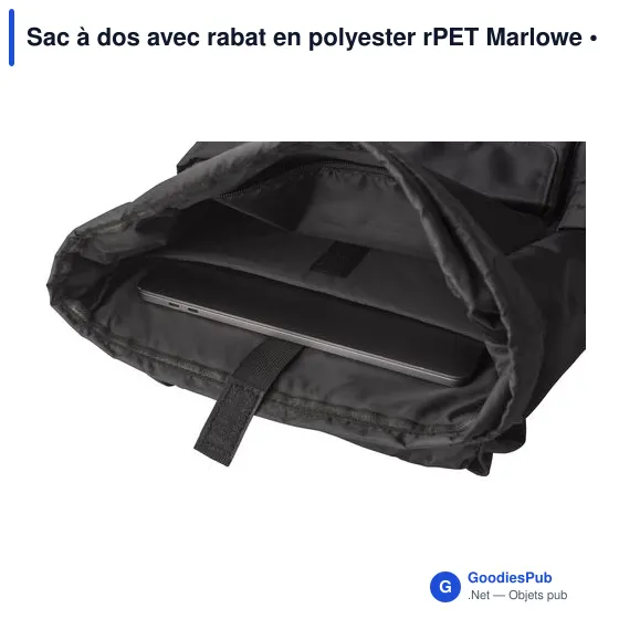 Sac à dos personnalisable Marlowe avec logo pour ordinateur - Image 6