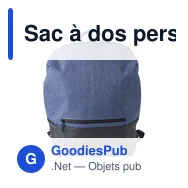 Sac à dos personnalisable avec sortie USB pour logo - Katia - Miniature 2