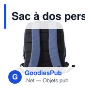 Sac à dos personnalisable avec sortie USB pour logo - Katia - Miniature 3